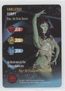 1996 Star Trek - The Card Game Challenge Vina the Orion Dancer 2rz - Picture 1 of 3