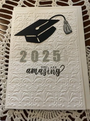 Greeting Card Die Cut By Joy Delaurelle Graduation 2025 Blank 5x7 - Image 1 of 2
