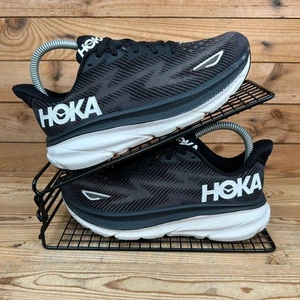 Hoka One One Turnschuhe Damen Gr. UK 4,5 Clifton 9 schwarz weiß Straßenlaufschuhe - Bild 1 von 13