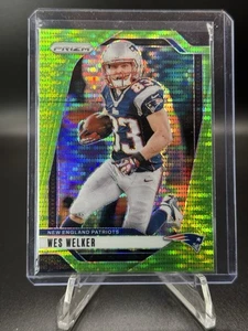 Wes Welker 2024 Panini Prizm #201 New England Patriots Neon Green Pulsar - Picture 1 of 2