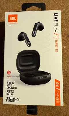 JBL Live Flex – In-Ear-Bluetooth-Kopfhörer | Noise Cancelling | Schwarz - Bild 1 von 4