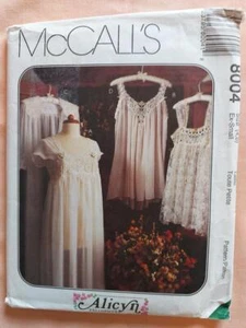 McCall's 8004 Alicyn Exclusives Misses' Lingerie Pattern Size 4-6 - Picture 1 of 2