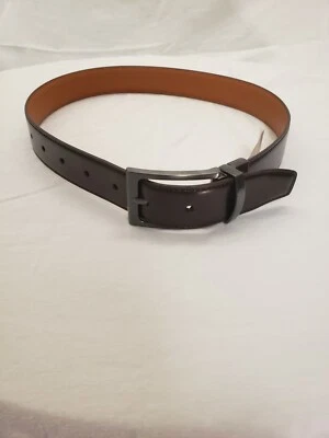 New Nordstrom Brown Belt with Silver Buckle Boys sz 24/SM - Image 1 of 4