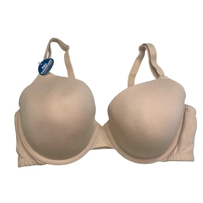 NWT Fruit of the Loom 40C Tan Bra Underwire Full Coverage Lightly Lined FT797PK - Image 1 of 4