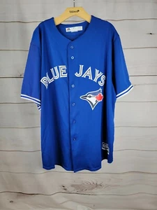 Mens MLB Toronto Blue Jays Authentic On Field Base Jersey blue Alt 2XL #B57 - Picture 1 of 7
