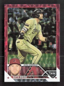 2023 Topps Series 1 Seth Beer #105 RED Parallel /199 - Picture 1 of 2