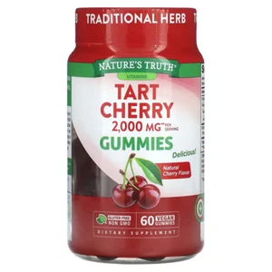 Nature's Truth Tart Cherry 2000 mg 60 Vegan Gummies EXP 01/2026 - Picture 1 of 2