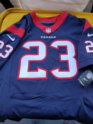 Houston Texans Arian Foster  Navy Blue Nike Authentic Jersey # 23 Size  52 NWT Cover