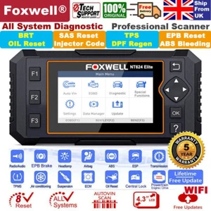 FOXWELL Car All System OBD2 Scanner Fault Code Diagnostic Tool Reset EPB Oil DPF - Picture 1 of 20