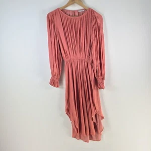 Country ROad dress womens size 6 fit flare pink long sleeve knee length 113242 - Picture 1 of 10