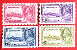 Canada Newfoundland #226-229 Silver Jubilee Issue MNH CV$50 - Picture 1 of 1