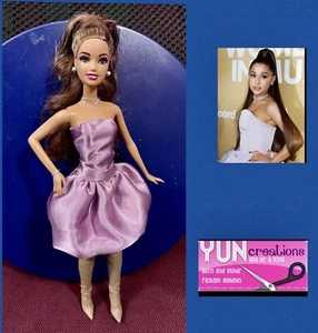 Ariana Grande Doll - Custom OOAK Handmade 11.5" Repaint Art Music Pop Star Celeb - Picture 1 of 10
