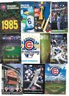 11 Chicago Cubs Season Schedule Booklets 1985-86-87-88-89 & 1990-91-92-93-94-96