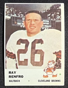 1961 FLEER RAY RENFRO #13 CLEVELAND BROWNS HALFBACK EX - Picture 1 of 2