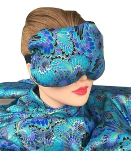 Eye Mask Lavender Eucalyptus,Sinus,Herbal Pack,Hot Cold Pack,Eye Pack,Peacock - Picture 1 of 6