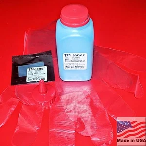 140g W chip Cyan Toner Refill Kit for HP CE251A CM3530 CM3530fs CM3530 CP3525 - Picture 1 of 1
