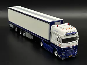 DAF XF SSC MY2017 4x2 curtainside trailer "VDB Lunteren" WSI truck models - Picture 1 of 11