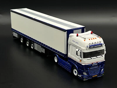 DAF XF SSC MY2017 4x2 rimorchio a tendina "VDB Lunteren" modelli di camion WSI - Immagine 1 di 4
