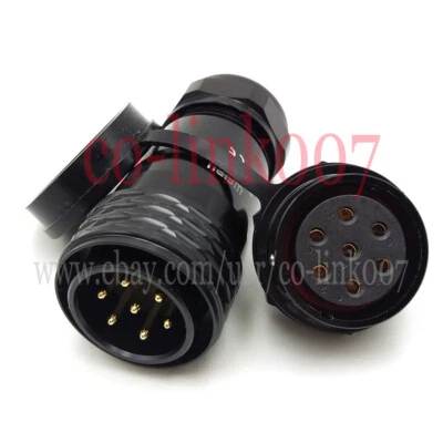 WEIPU SA28 7Pin Waterproof Connector Plug Socket IP67,Aviation Cable Connector - Image 1 of 4