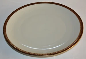 KPM Krister Beilagenteller - Kuchenteller - Frühstücksteller elfenbein/gold - Bild 1 von 5