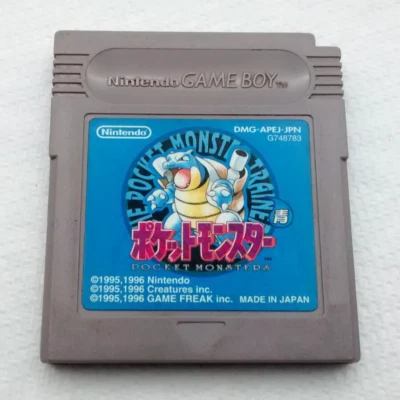 Pokémon Blue Japanese GameBoy GB Pocket Monsters Ao Tested NEW BATTERY AUTHENTIC - Image 1 of 2