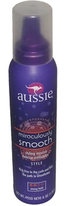 Discontinued! AUSSIE Miraculously Smooth Styling Mousse Strong Hold 6oz - Picture 1 of 3
