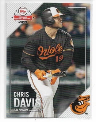 2019 Orioles Topps National Baseball Card Day # Bal-4 Chris Davis - Image 1 of 3