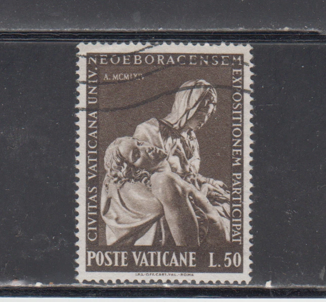VATICAN :  1964 - USED  - SCOTT #  384 - Image 1 of 1