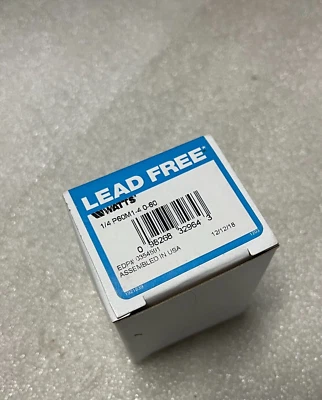 New NIB Watts P60M1-4-0-60 1/4" Miniature Plastic Water Pressure Regulator - Image 1 of 3