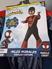 Marvel Spidey And His Amazing Friends Miles Morles Costume Toddler 3T/4T NEW