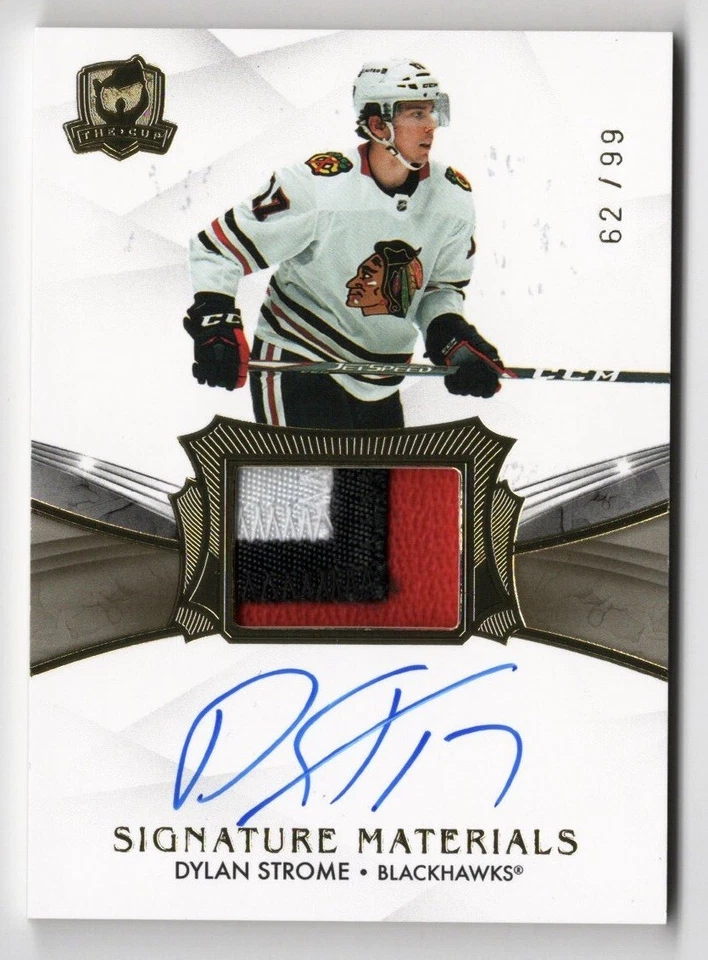 2020-21 The Cup Signature Materials Autograph Patch #SP-DS Dylan Strome 62/99 - Image 1 of 1