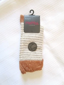 MeMoi - Women's Boot Socks - Band Bunch - Rust - NEW - Picture 1 of 2
