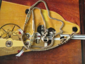 Kollmar & Jourdan Pforzheim ladies watch chain,yellow/red GP,Imperial Russia  - Zdjęcie 1 z 9