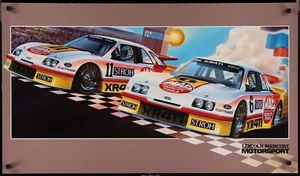 Original 1984 Dealer Poster LINCOLN MERSURY MOTORSPORT Mac Tools STROH XR4TI - Picture 1 of 1