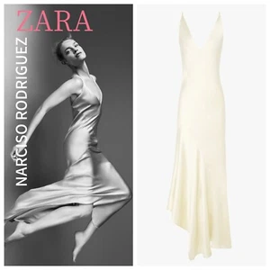 VESTIDO CREMA DESLIZANTE ZARA NARCISO RODRÍGUEZ 9018/843 - Imagen 1 de 4