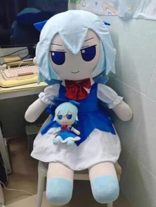 47in Touhou Project Fumo Cirno Pillow Cushion Plush Doll Stuffed Toy Gifts - Foto 1 di 3