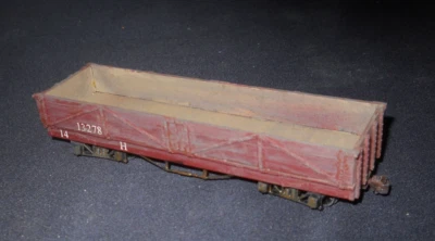 Scratch Built On2 Unlettered #13278  20' Wooden Gondola - Image 1 of 3