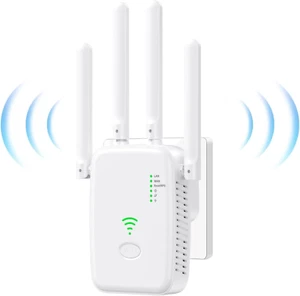 Ripetitore Wifi Router Access Point, 300Mbps 2.4Ghz, Porta LAN, 4 antenne - Foto 1 di 11