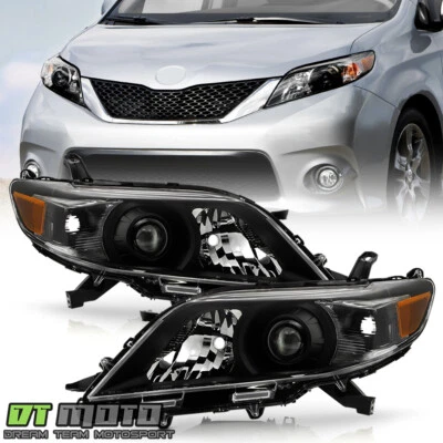Faros halógenos izquierda+derecha para Toyota Sienna 2011-2020 sin faros LED DEL Foto 1 de 4