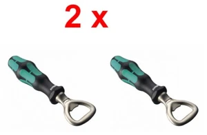 2 x WERA Flaschenöffner 05030005001 Kraftform Kompakt Griff Öffner Kapselöffner - Bild 1 von 4