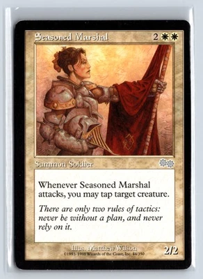 Seasoned Marshal Urza's Saga Uncommon – MTG Magic the Gathering Card - Image 1 of 4