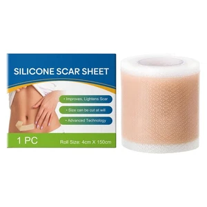 Medizinisches Narbenband, atmungsaktives Silikon-Narbenpflaster, selbstklebend, - Bild 1 von 12