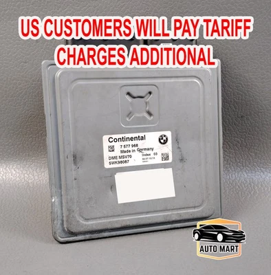 BMW Z4 COUPE 3.0Si 2006 2008 МОДУЛЬ УПРАВЛЕНИЯ ДВИГАТЕЛЕМ ECM ECU 7577968 - Изображение 1 из 4