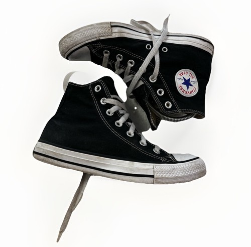 Sneakers alte donna Converse Chuck Taylor nere bianche UK 5 5 EUR 38 scarpe