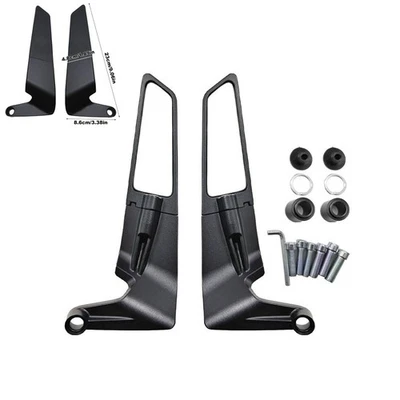 Espejos retrovisores giratorios Wind Wing para KAWASAKI Z650 Z800 Z900 Z1000 ZH2 Foto 1 de 4