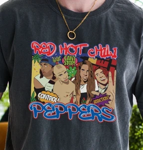 Camiseta RCHP Red Hot Chili Peppers Premium Vintage Negra Colores Cómodos Camiseta - Imagen 1 de 7