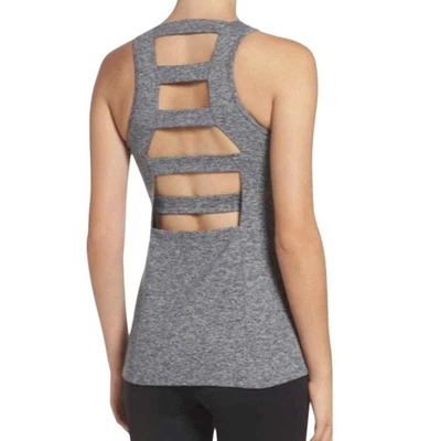 Женская майка Zella Athleisure размер XL темно-серая спортивная одежда с вырезом - Изображение 1 из 4