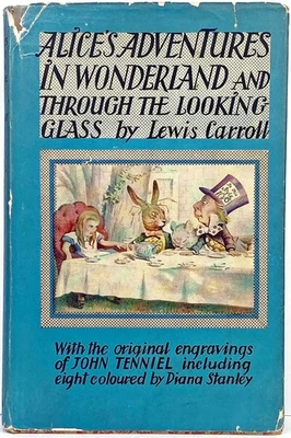 1954 ALICE IN WONDERLAND Color FIRST EDITION Stanley THROUGH THE LOOKING GLASS Foto 1 de 4