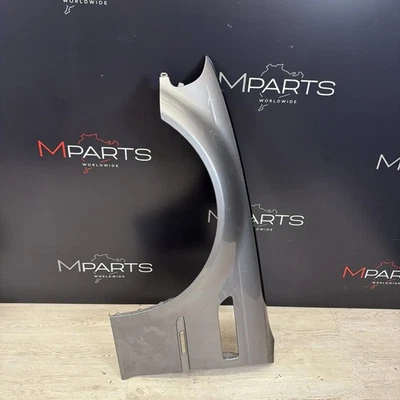 01-06 BMW E46 M3 Driver Left Fender Silver Gray Painted - Image 1 of 4