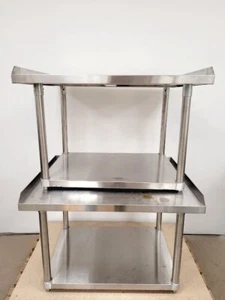 2 x Commercial Stainless Steel Work Tables Lab - Picture 1 of 12